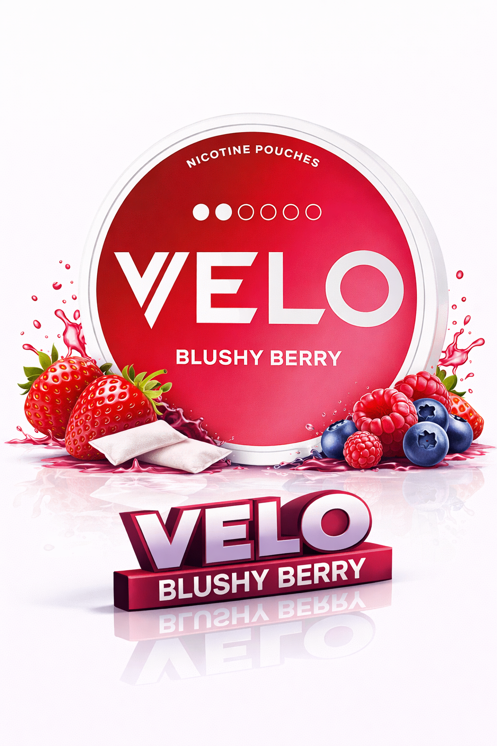 VELO Blushy Berry 10x50g