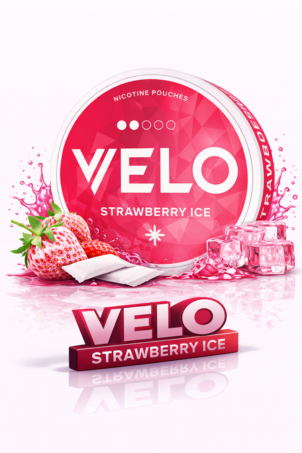 VELO Strawberry Ice 10x50g