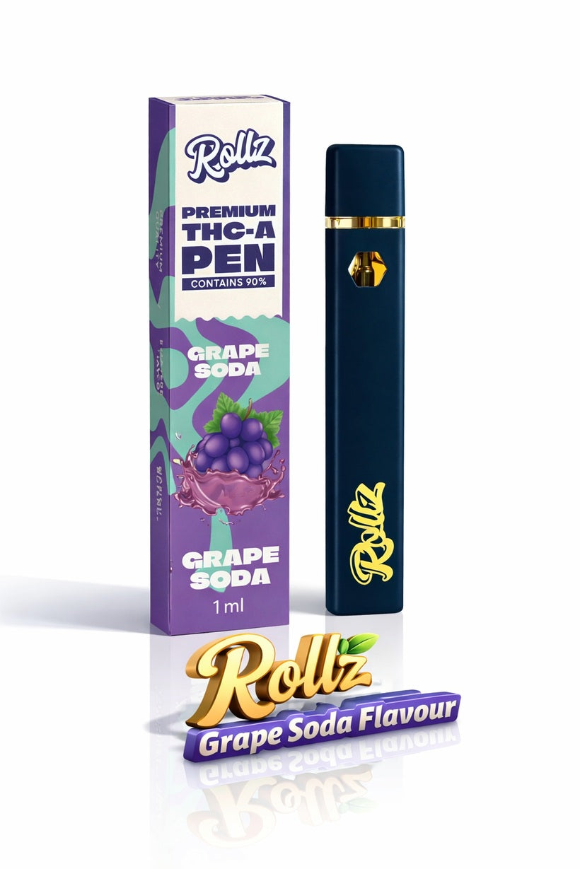 ROLLS 2ML VAPES 10 PCS THC-A GRAPE VAPE ROLLZ
