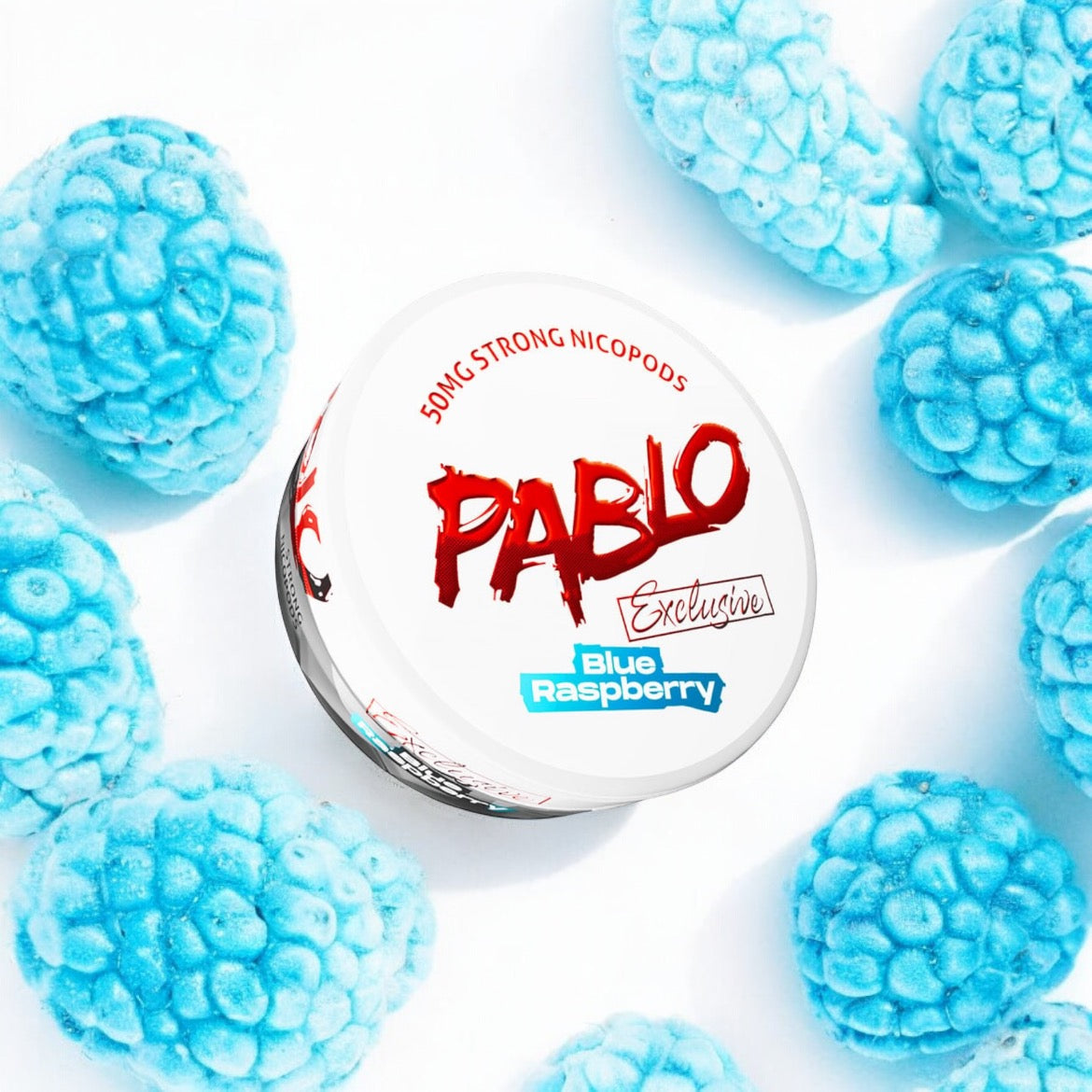 PABLO Exclusive Blue Raspberry 10x50g